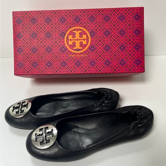 Tory Burch Classic Ballet Flats Size 8 - Picture 3 of 6